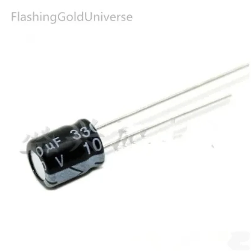 500PCS 10v 330uf 330uf 10v   Aluminum Electrolytic Capacitors Size:6*7 best quality