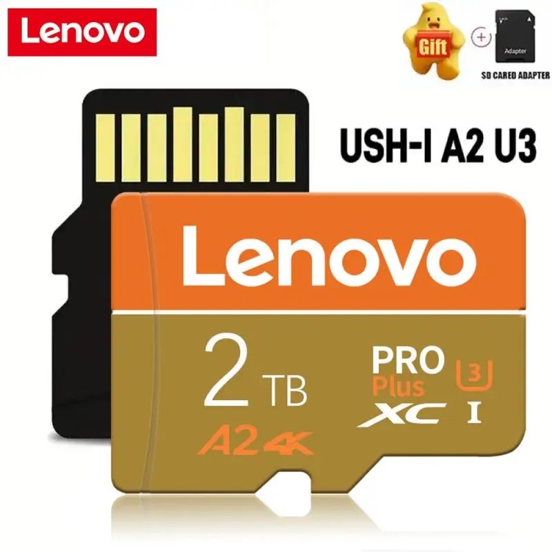 Lenovo SD Card 2TB Micro High Speed 256GB 512GB TF Flash Card 128GB Memory Card 1TB For Smartphone/surveillance Camera