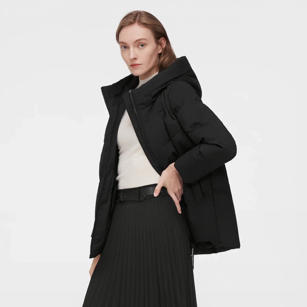 

BOSIDENG женский зимний пуховик с капюшоном куртка на 90% утином пуху теплая утепленная зимняя зимняя зимняя верхняя одежда B 10145112 Б