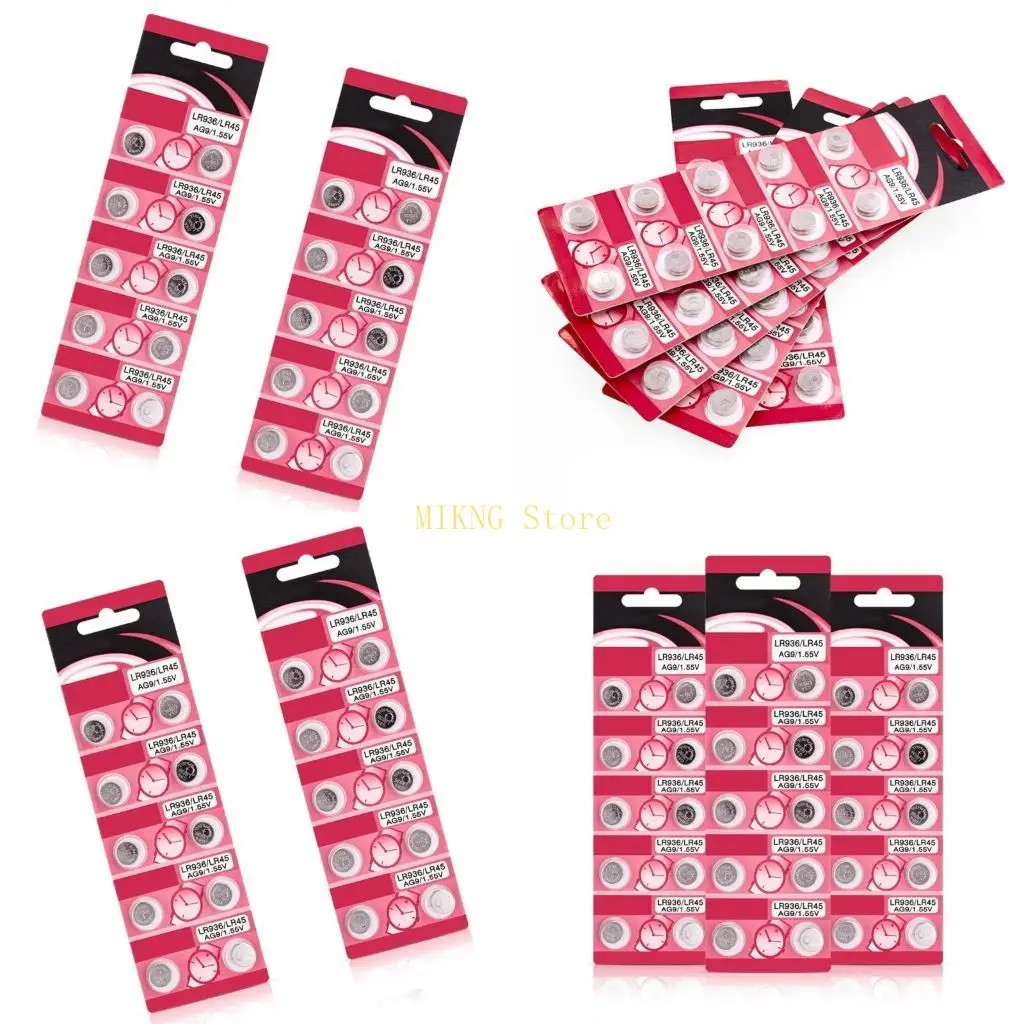 Pack Of 10/20 AG9 LR936 Alkaline Button Cell Battery AG9 LR936 Battery For Watches Calculators Small Electronic Device best sale