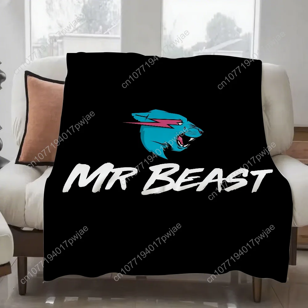 

Mr Beast Blanket Design Lightweight Throw Blanket For Dorms, Naps, Living Room, Office,Sofa,All-Season