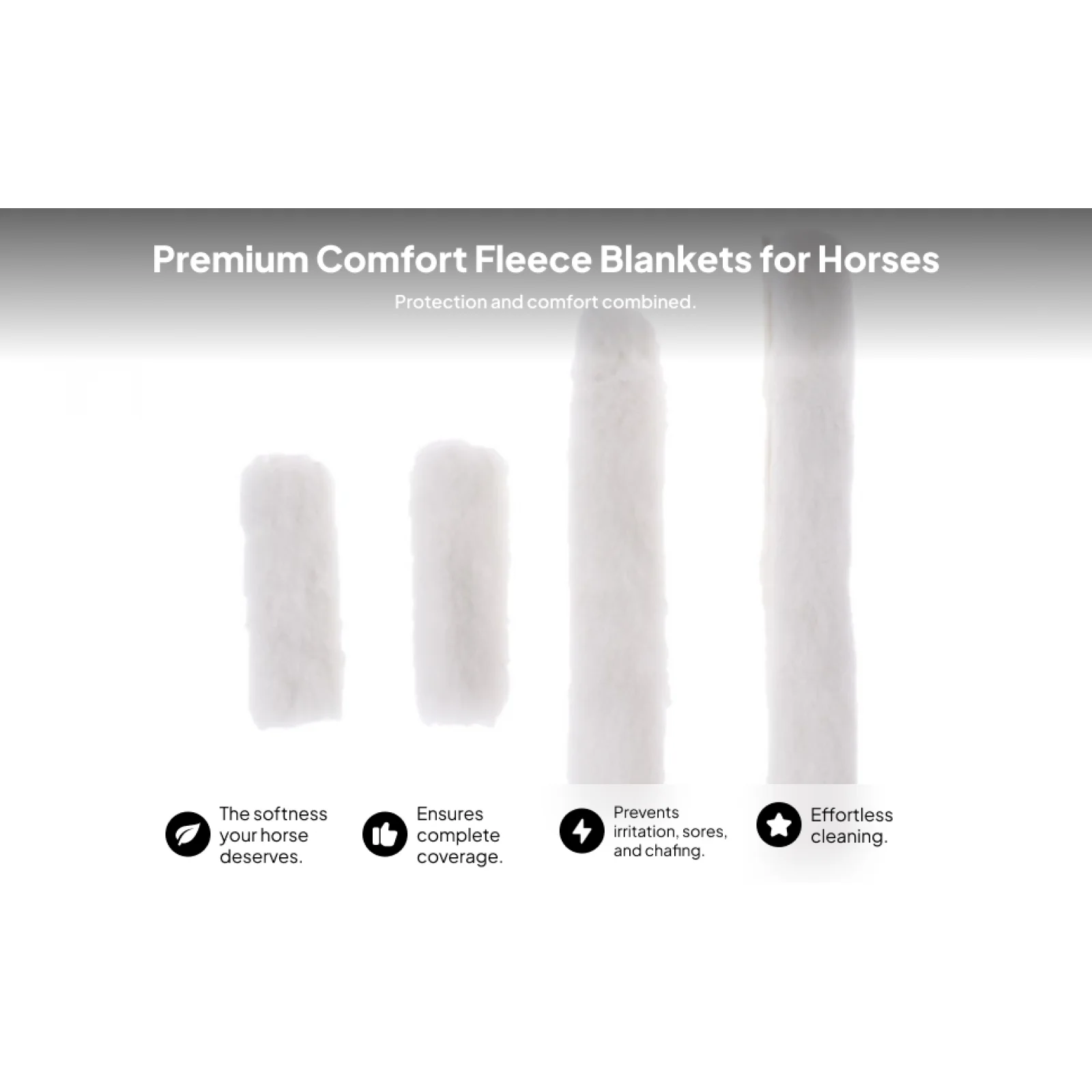 Protector de Muserola para Caballo, Juego de Cubierta de Muserola de Cachemira de Oveja Suave para Equipo de Equitación