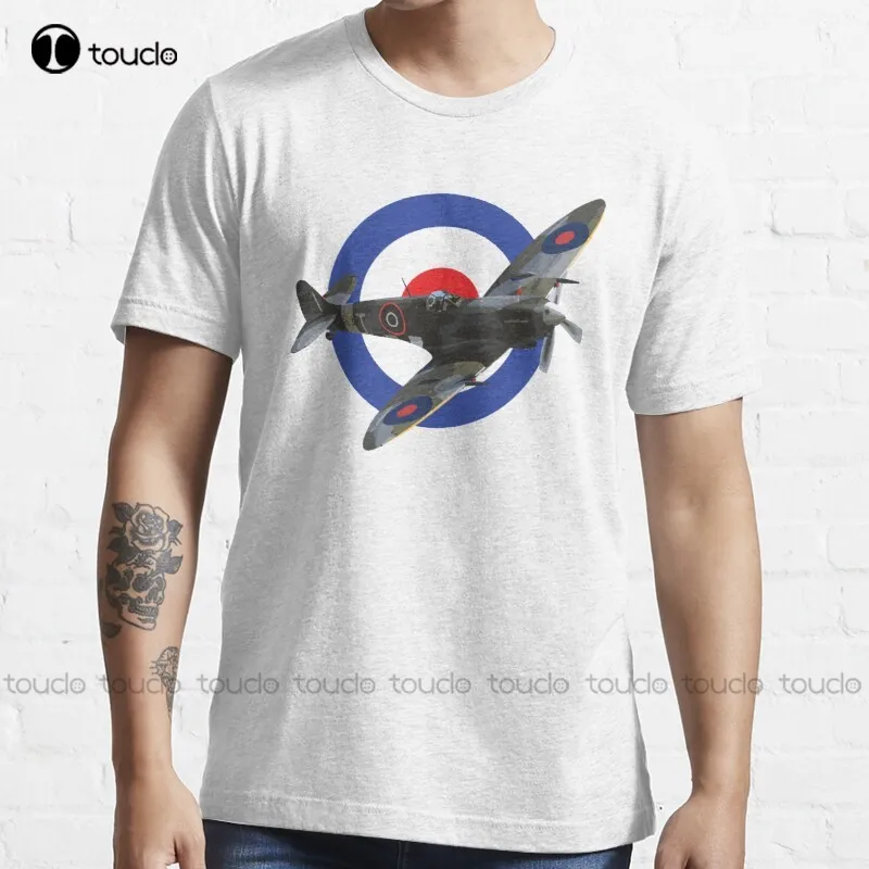 New Supermarine Spitfire T-Shirt Mom Shirts S-5XL black shirt Unisex