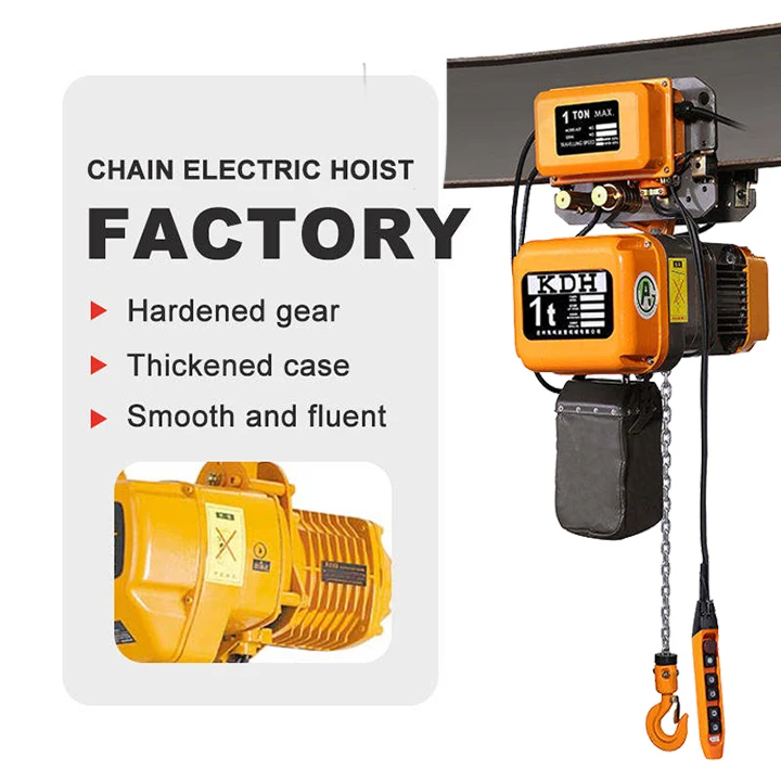 Electric Hoist Crane Electric Trolley Chain Hoist Crane EQ Series Traveling Type Lift