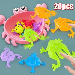 Plastic Jumping Frog Toys Children's Puzzle Decompression Small Toy Parent-child Interactive Game Inflatable Bouncing Toy Gifts