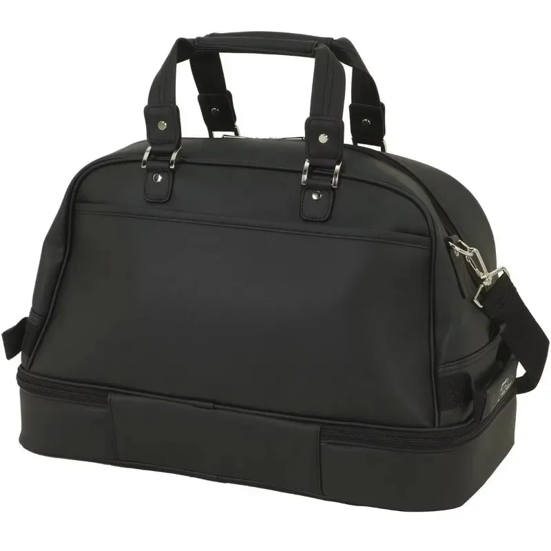 Sports gym travel bag black shoes pocket bag appearance and texture