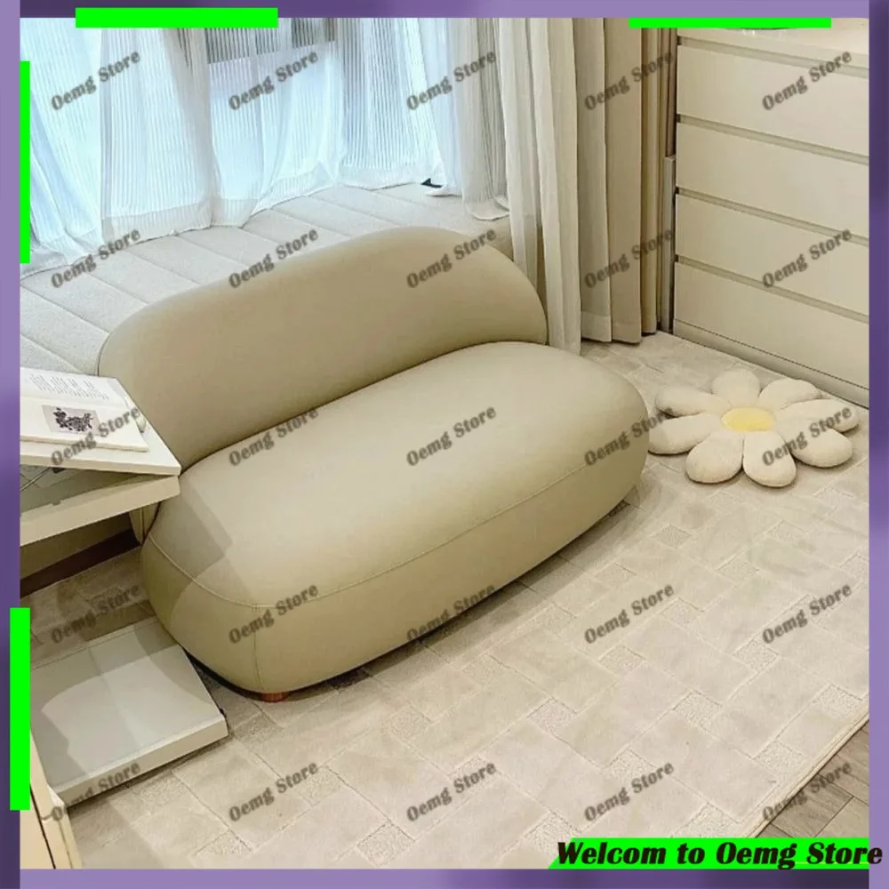 

Stylish Minimalist Luxury Sofa Small Spaces Genuine Leather Elegant Waterproof Perfect Modern Apartments Home Accessories