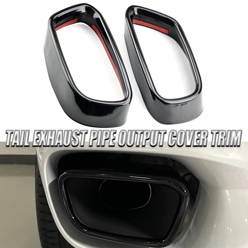 

1 pair Car Tail Muffler Exhaust Pipe Output Cover Parts For BMW X5 F15 2014-2018,X6 F16 2015-2018 (for M Sports Version) M