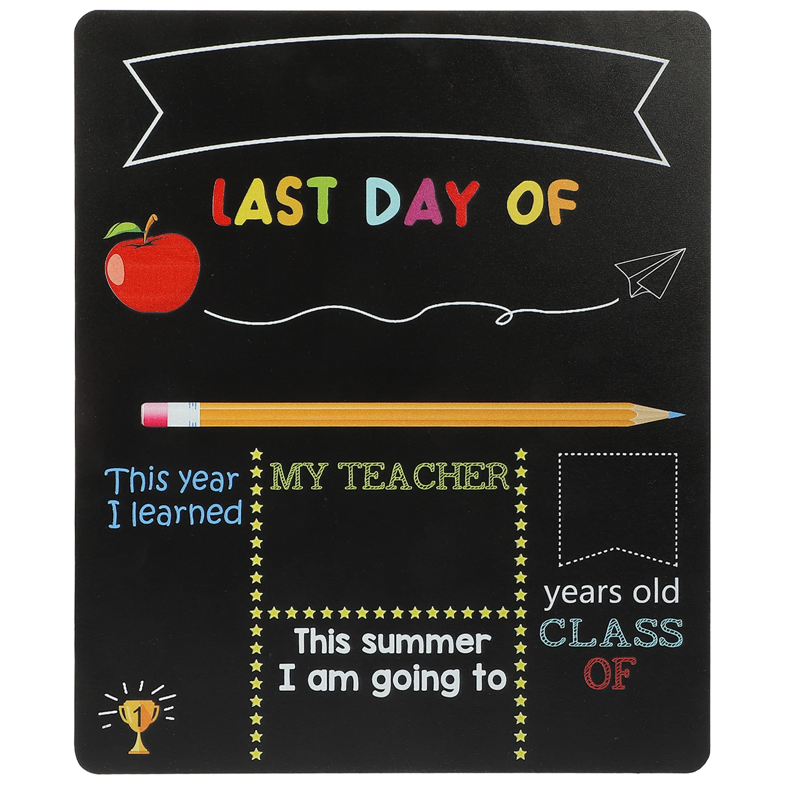 Chalkboard Student Message Board Back To School Supplies School Decoration Double-Sided Erasable Multi-Function
