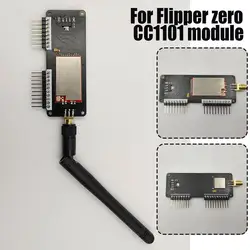 High Gain CC1101 Expansion Board For Flipper Zero Sub Ghz Wireless Module With A 433Mhz Glue Stick Antenna