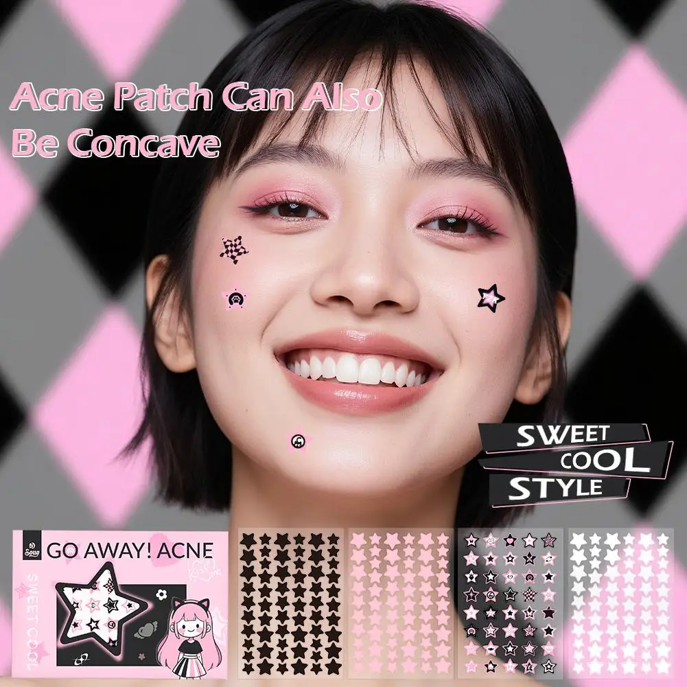 220/660pcs Colorful Star Pimple Patch Colorful Invisible Acne Removal Skin Care Stickers Concealer Face Spot Makeup Tools