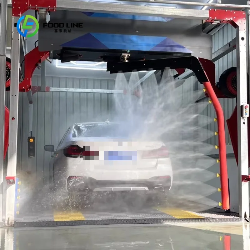 Customized fully automatic touchless car wash machine car wash equipment integrated air drying for new built car wash projects