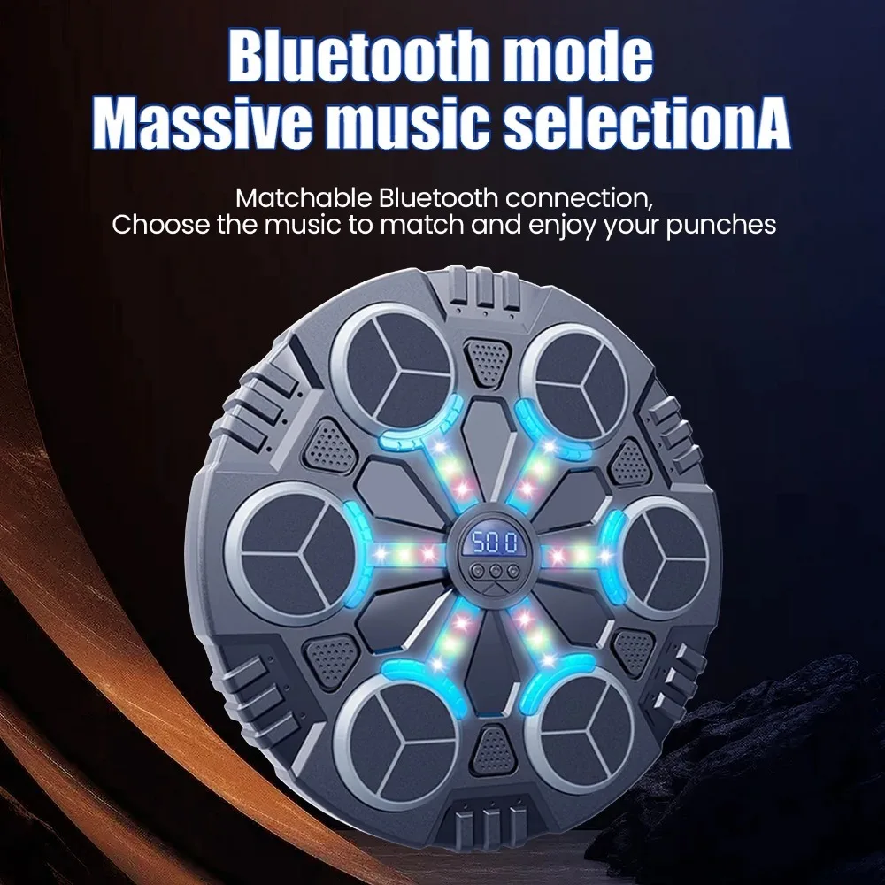 Smart Bluetooth Connection Music Boxing Machine Noise Reduction Wall Mounting Electronic Target Sanda Training Device image 2