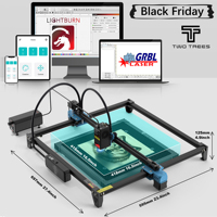 TwoTrees TTS-20 PRO 130W Laser Engraving Machine APP Wifi Control Glass Metal Laser Engraver Wood Leather MDF Cutting Machine