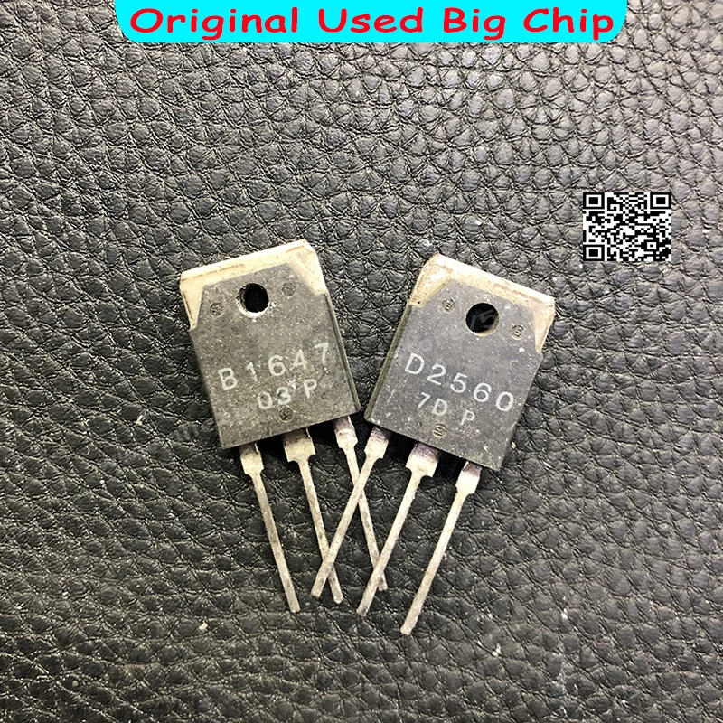Usado 10 Uds = 5 pares 2SB1647 2SD2560 B1476 D2231 B1624 D2493 B1559 D2389 A1693 C4466 2SA1303 2SC3284 TO-247