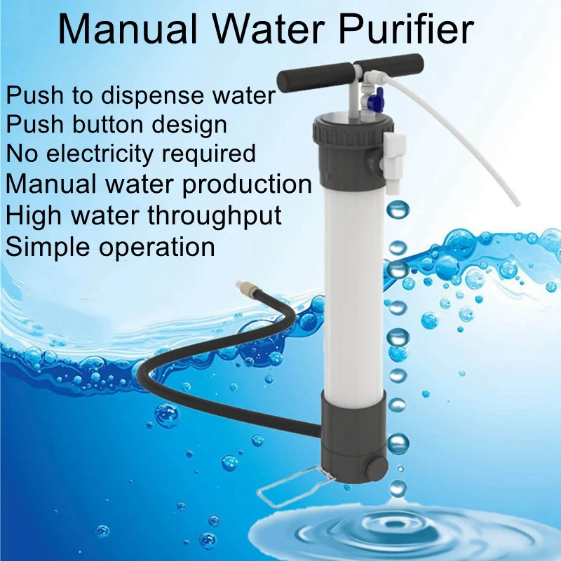 Small Manual Portable Filter Emergency Rescue Filter Water Purifier Outdoor Field Water Purification Equipment