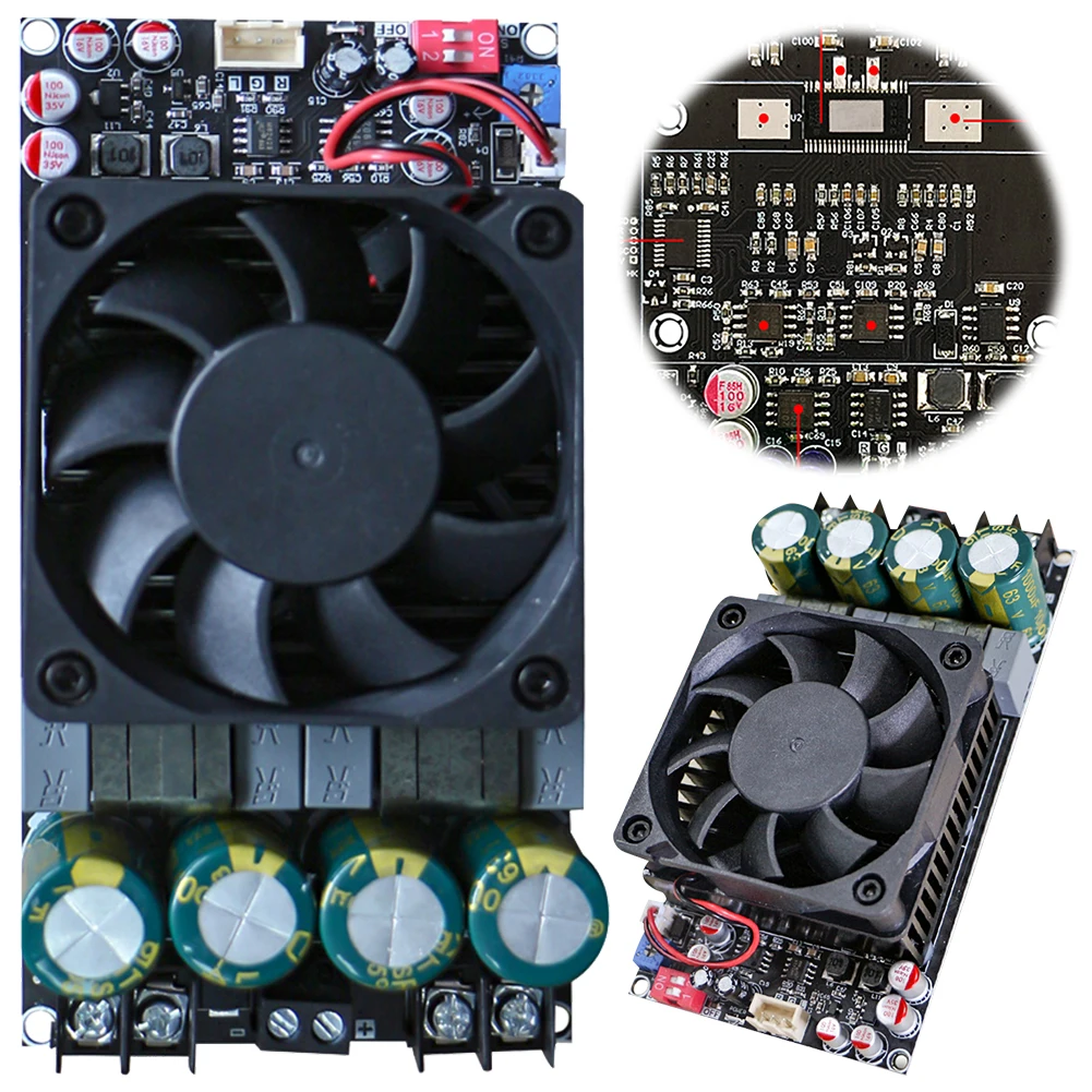 ZK-3002 Stereo Audio Amplify Board High Power Stereo TPA3255 AMP Bridged Mono Board Pure Rear Stage Power Amplifier Board