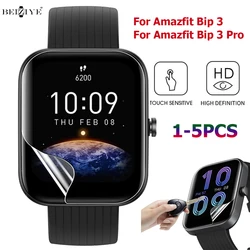 For Huami Amazfit Bip 3 Bip3 Pro Smart Watch Ultra Clear Anti-Scratch Soft TPU Hydrogel Film Screen Protector Not Tempered Glass