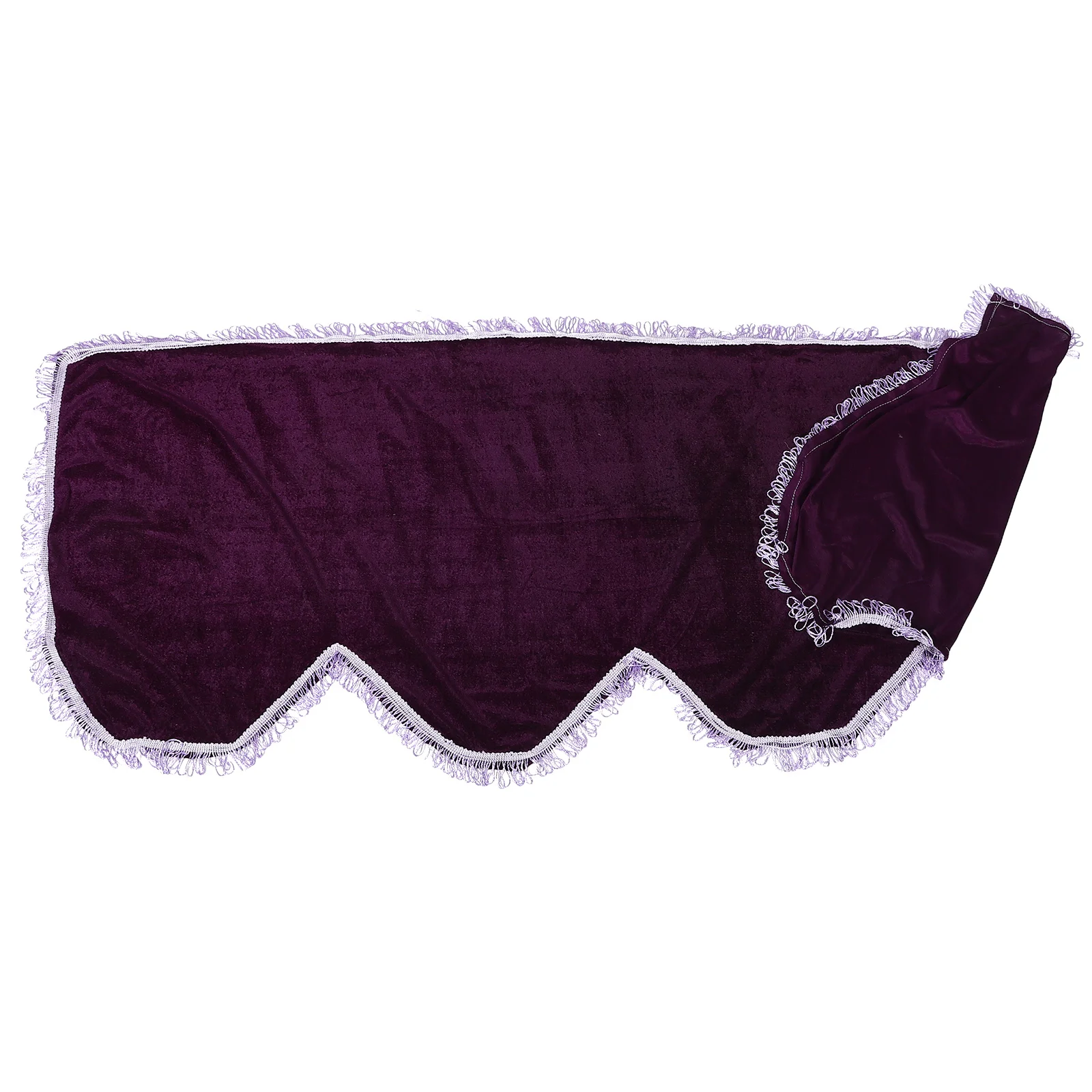 

Electric Piano Cover Embroidered Instrument Purple Golden Velvet Anti-dust Keyboard