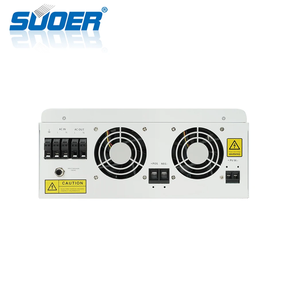 SUOER 24V 230V 3200W 3.2KW good price off grid solar hybrid inverter high frequency pure sine inverter solar inversor