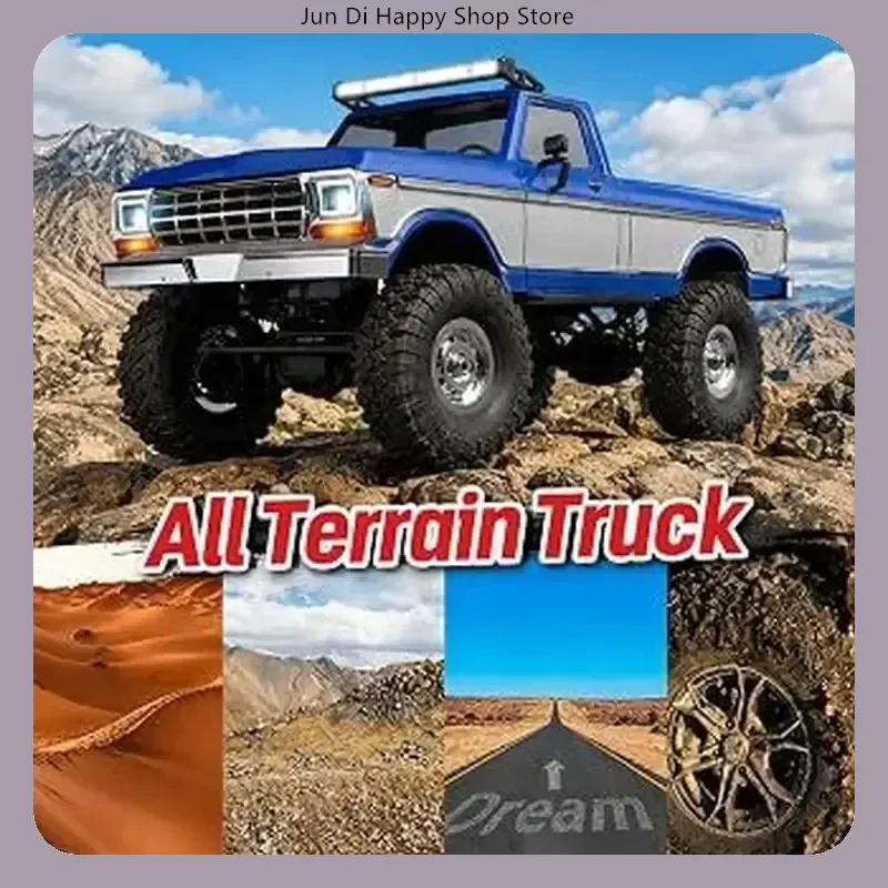 Hb R1611 1：16 Rc Car 4X4 Off Road Rock Crawler With Led Roof Light Alloy Drive Shaft 2 4G Remote Control Vehicle For Adults
