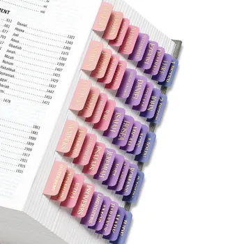 여성 및 남성을 위한 성경 탭 연구 성경을 위한 성경 책 탭 대형 금색 인쇄 위치 변경이 가능한 성경 색인 탭 성경 라벨 탭