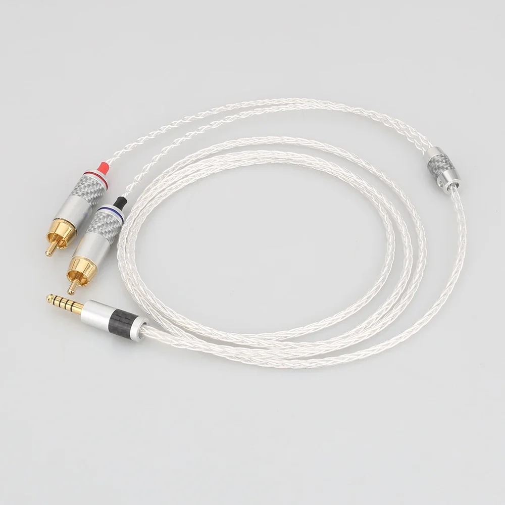 Audiocrast HIFI 4.4mm to 2 RCA 오디오 케이블, 소니 WM1A, 1Z PHA-1A, 2A Z1R, 4.4mm 업그레이드 케이블