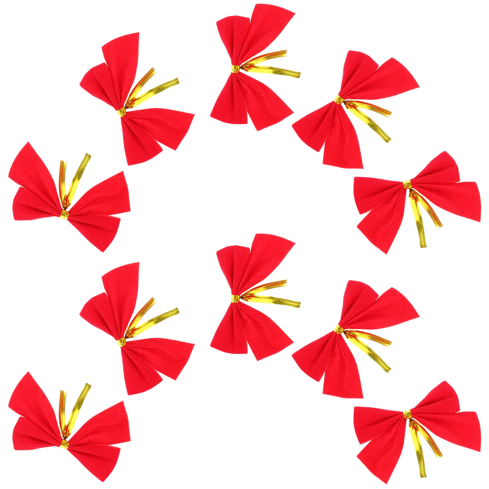 Kerststrik Reardrop Krans Grote Bogen voor Boomversieringen Striklint Rode Topper