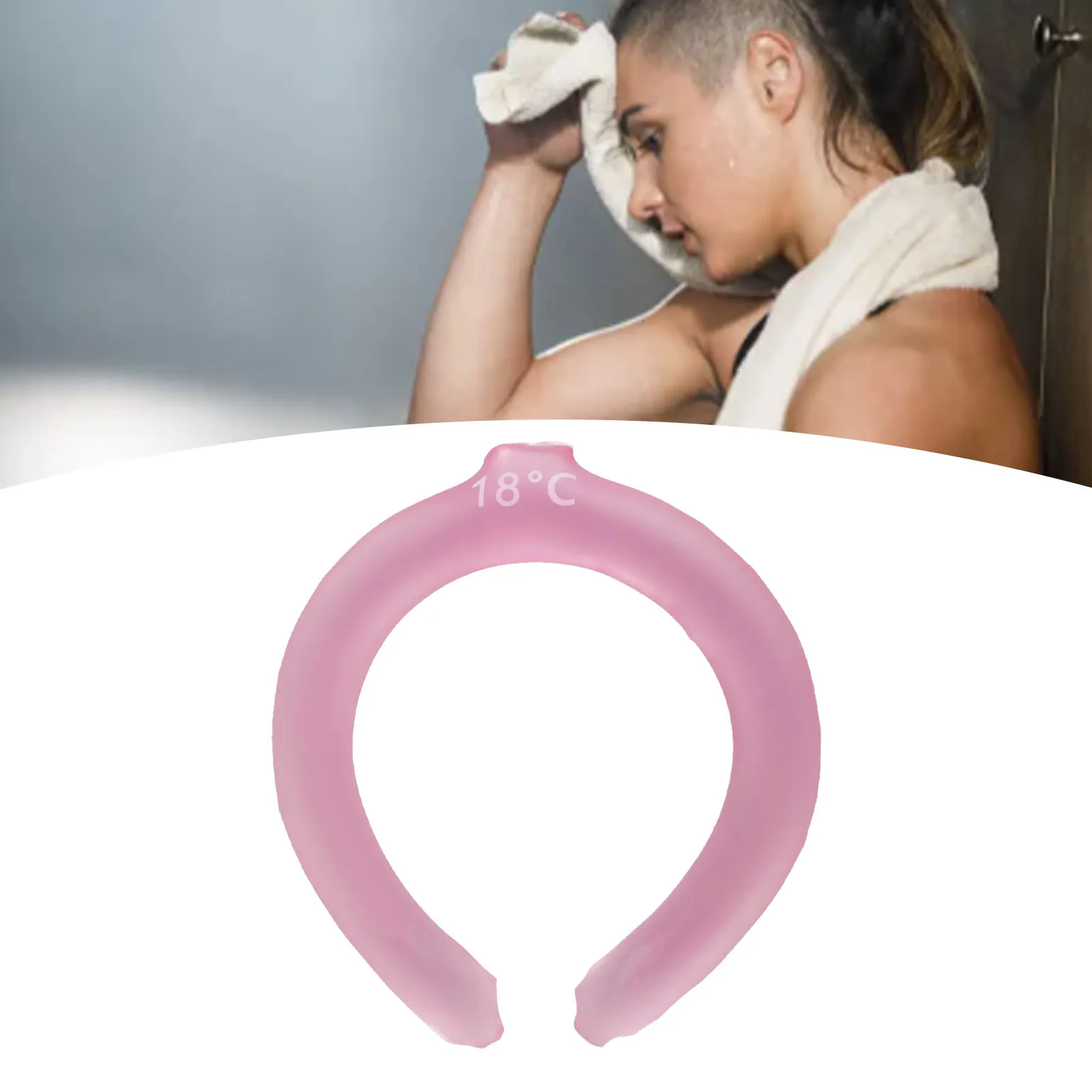 Using the Wearable Cooling Neck Wrap