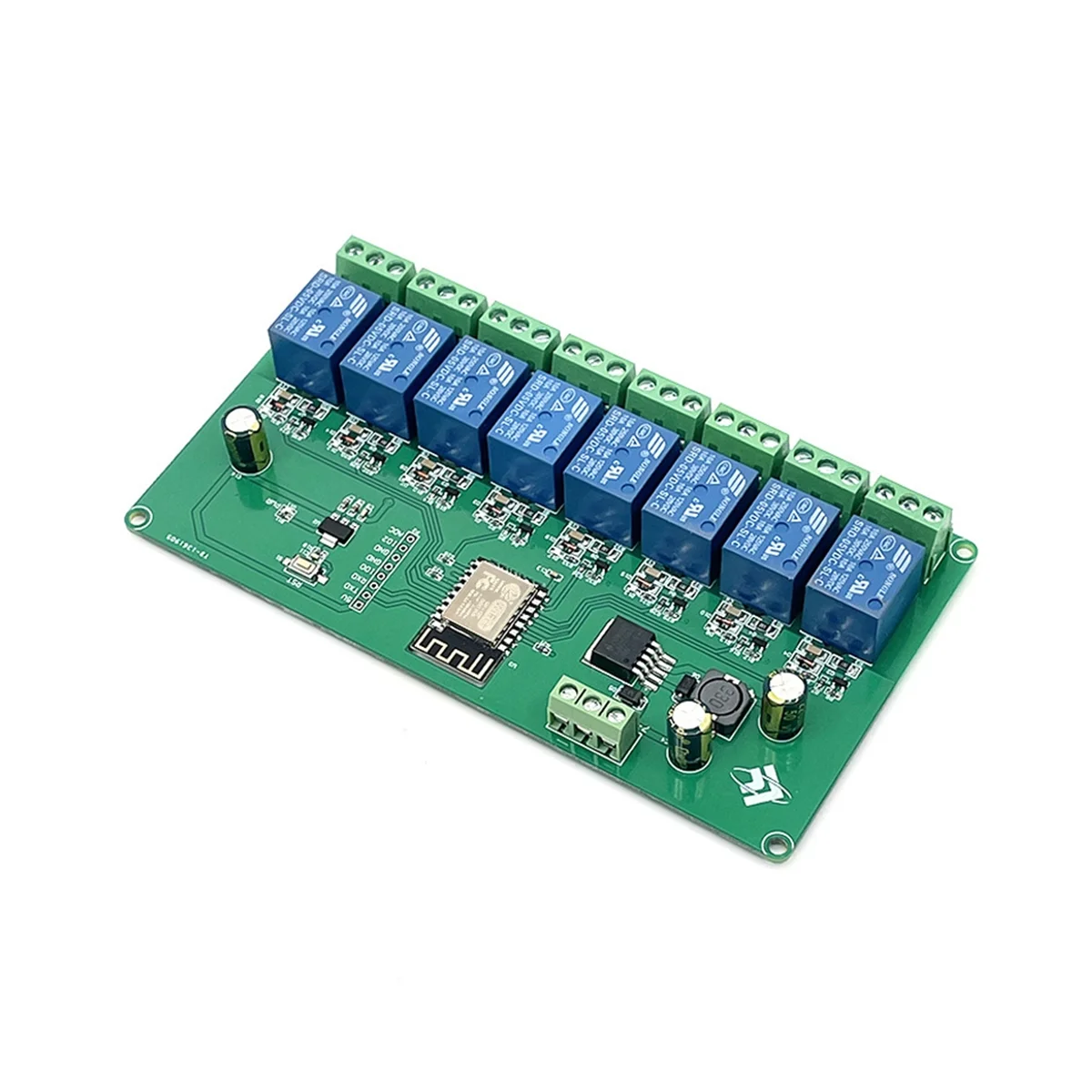 8 Channel ESP8266 Wireless WIFI Relay Module ESP-12F Development Board DC 5V/7-28V E- APP Remote Control