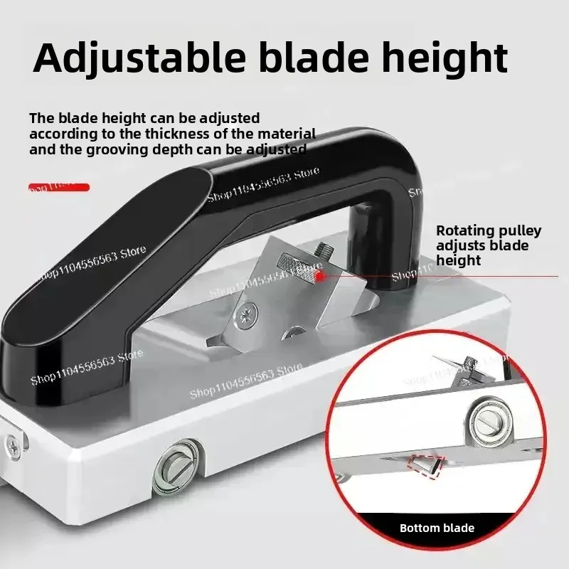 

U-Type Blade Vinyl Groover, Floor Grooving Slotting Tool for PVC Vinyl & Plastic Welding Flooring Work