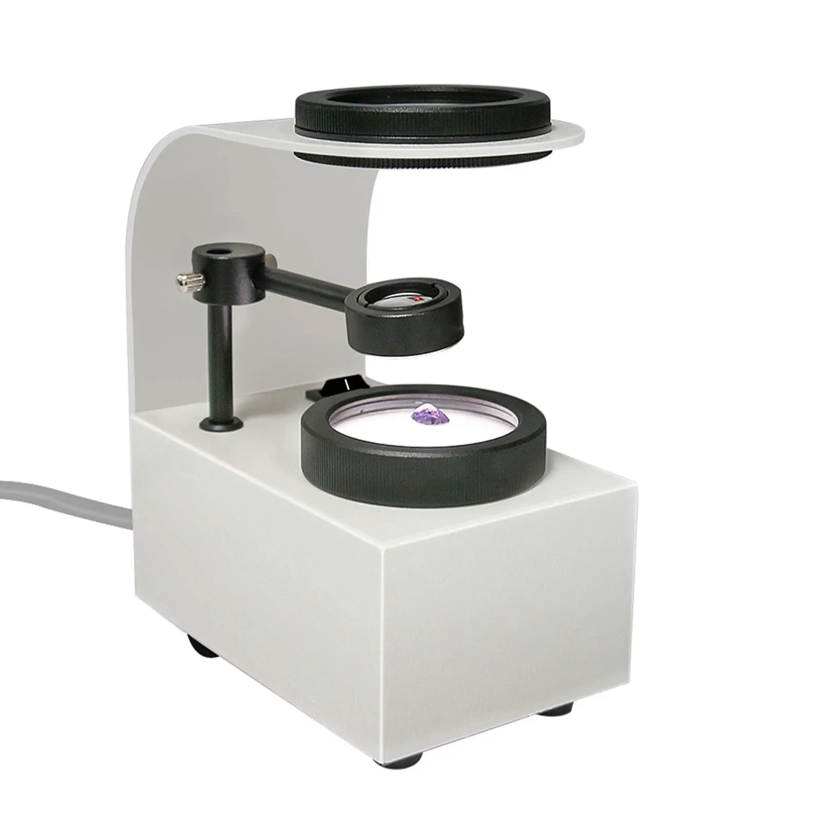 Gem Polariscope With Interference Sphere Jewelry Jade Crystal Gemstone Identification Testing Instrument