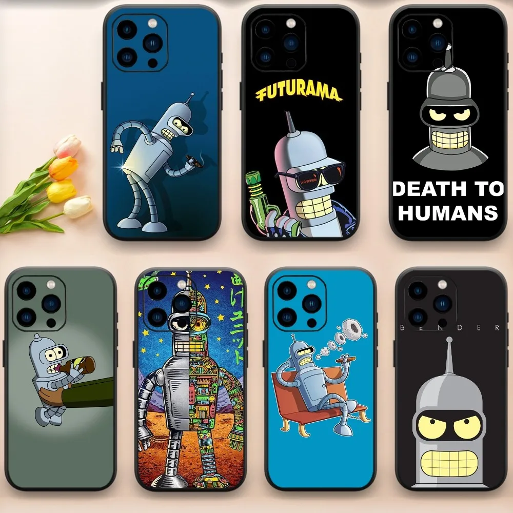 F-Futurama Bender Phone Case For Samsung Galaxy S22 S23 S24 Ultra S20 S20 Lite Note 20