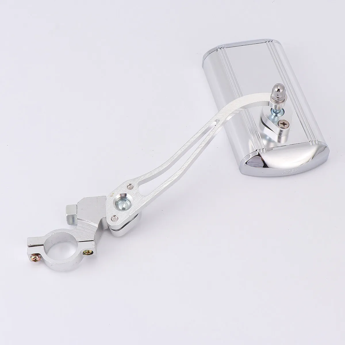 1Pcs Bicycle Rearview Mirror Aluminum Alloy Handlebar Mount 22.2mm Diameter Rotational Anti-Corrosion Clear View Mountain Bike