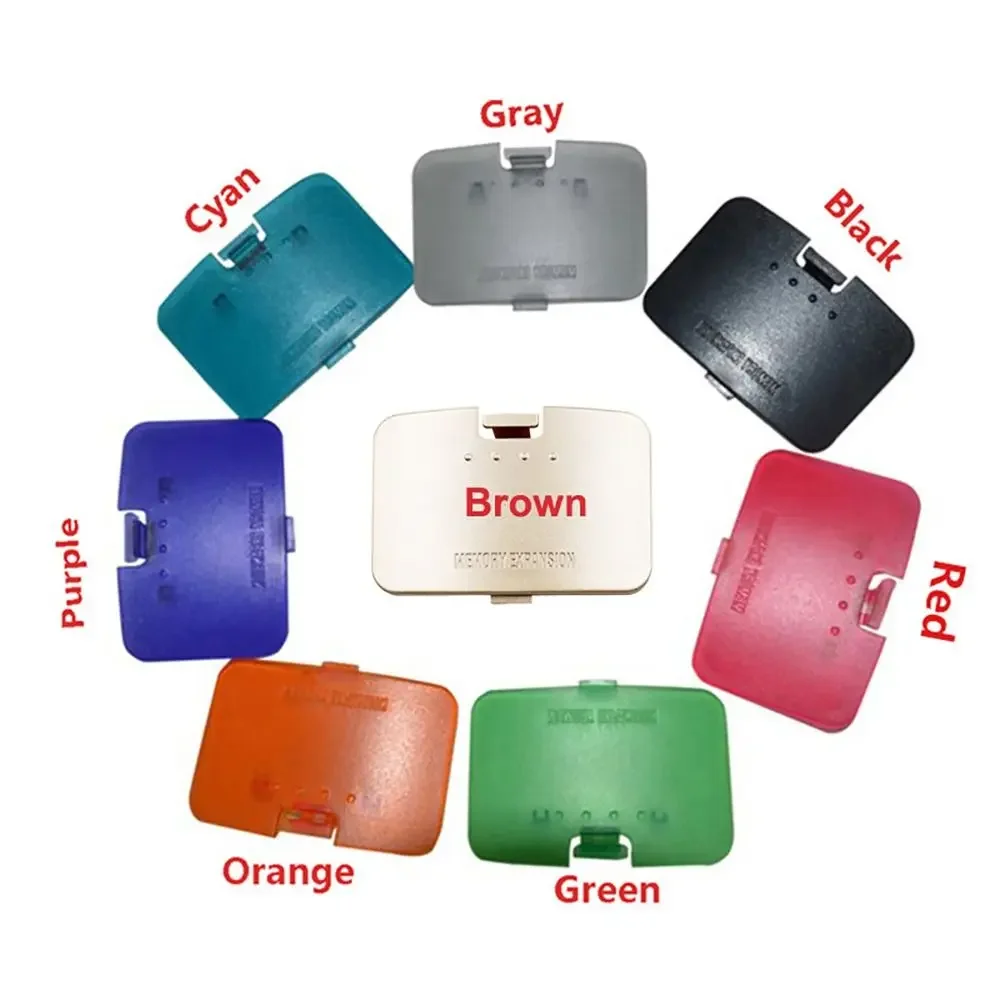 Accessories Durable Expansion pack Cover Gaming Spare Parts Memory Card Slot Cover Repair Game Battery Slot Cover for N64