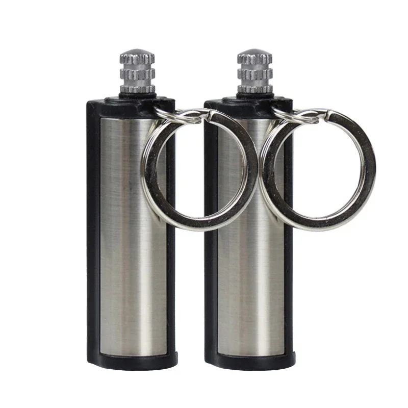 في الهواء الطلق مقاوم للماء ولاعة محمولة الخالد مشعل نار مباراة عصا التخييم أخف مقاوم للماء المعادن أدوات إنقاذ في الهواء الطلق #5