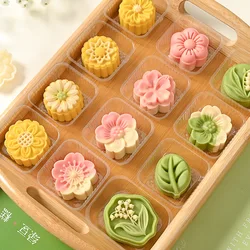 30g 50g Mung Bean Cake Mold Household Three-dimensional Pressed Embossed Snow Skin Mooncake Pastry Baking Abrasive Tool