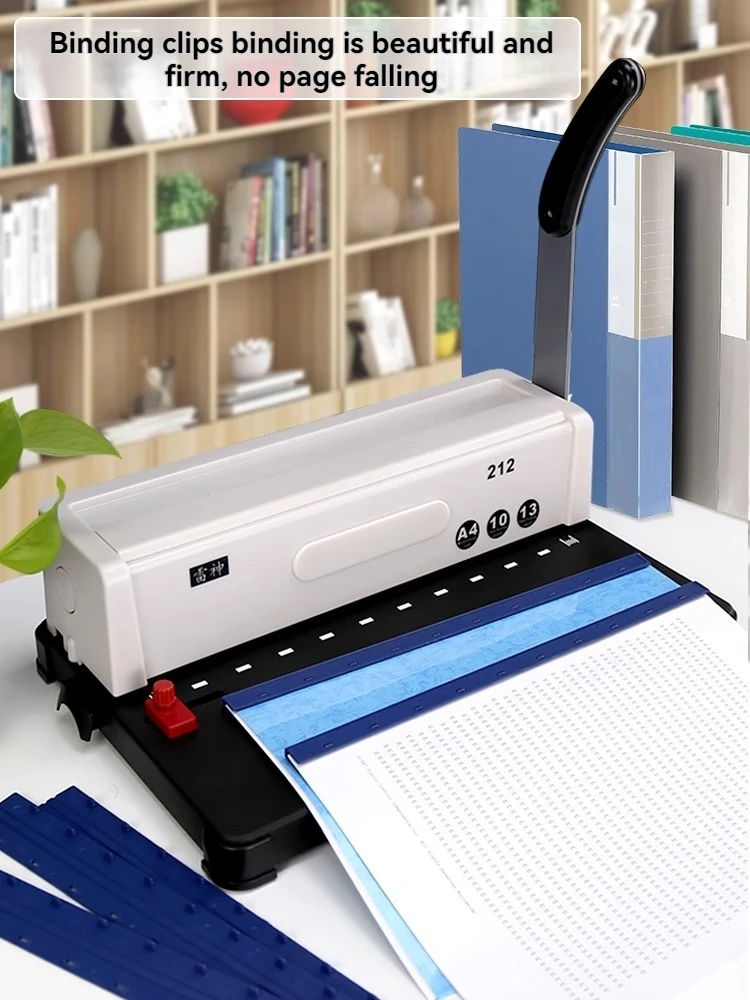 212 Strip 10 Loose Leaf Notebook 213 Ten Hole A3A4 Bid Document Contract Voucher Archive Special Punching Machine