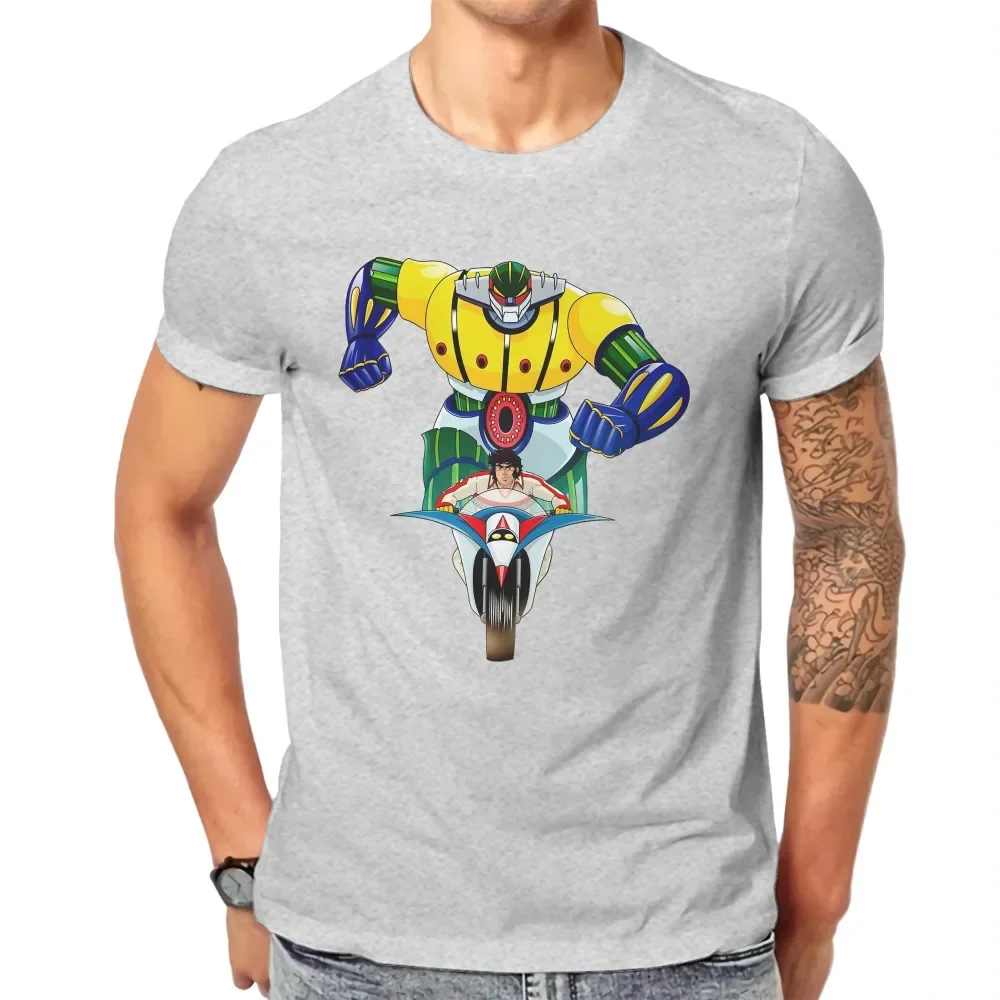 Kotetsu Jeeg Roboter Anime T-Shirt Vintage Grunge Herren Streetwear Tops große Baumwolle O-Neck T-Shirt Neuankömmling Sommer