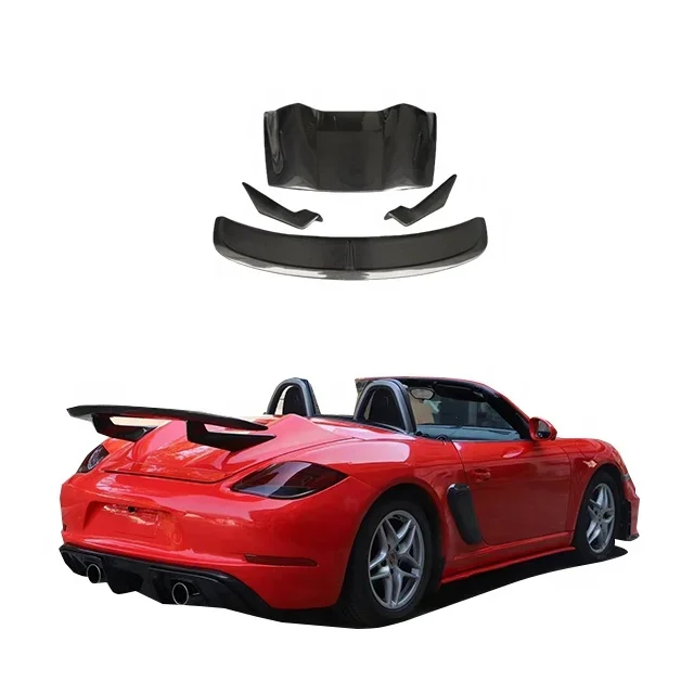 

Jayspeed High Quality Carbon Spoiler Upgrade To Spyder Style For Porsche CAYMAN 987.2