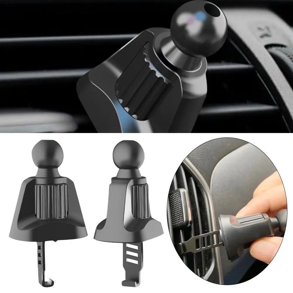 Ball Head Car Phone Holder 360° Rotatable Air Vent Clip Mount Stand GPS Support Auto Air Vent Extension Gravity Bracket Car