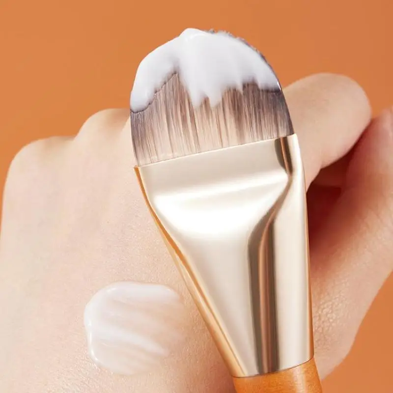 メイクブラシファンデーションプロフェッショナルブラシ舌型液体ファンデーションコンシーラーブラシ女性フェイスベースメイク美容ツール