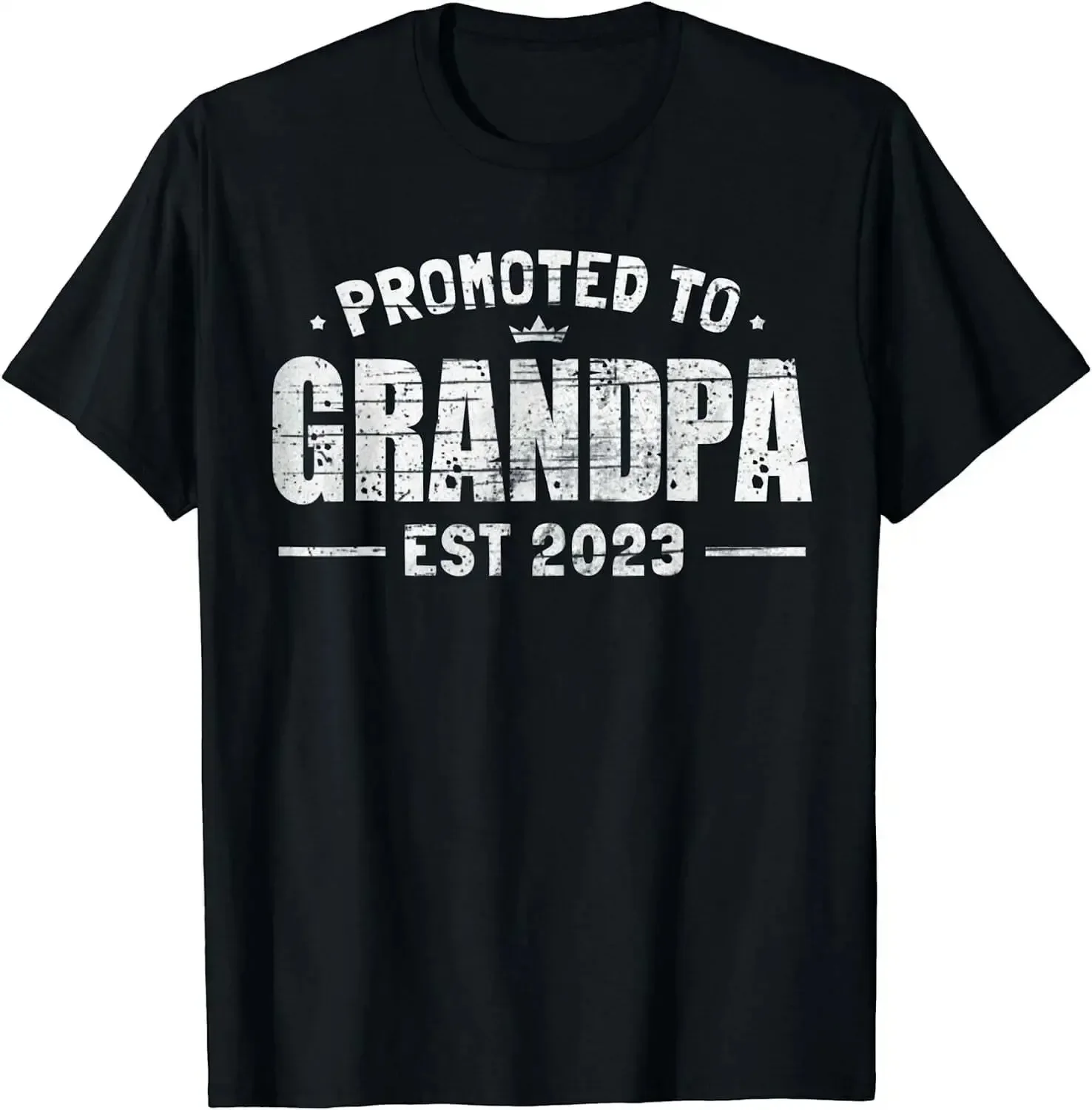 Vintage Promoted to Grandpa Est 2023 Grandpa Father's Day Me T-Shirt