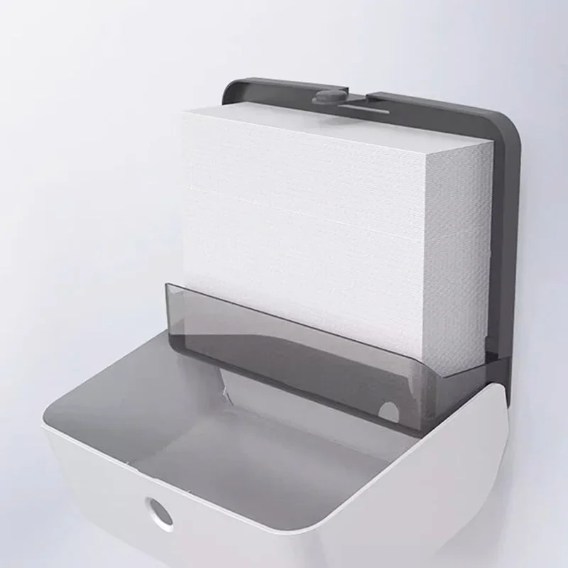 tissue holder Hotel bathroom hand towel box kitchen bathroom waterproof non perforated tissue holder wall mounted paper drawer