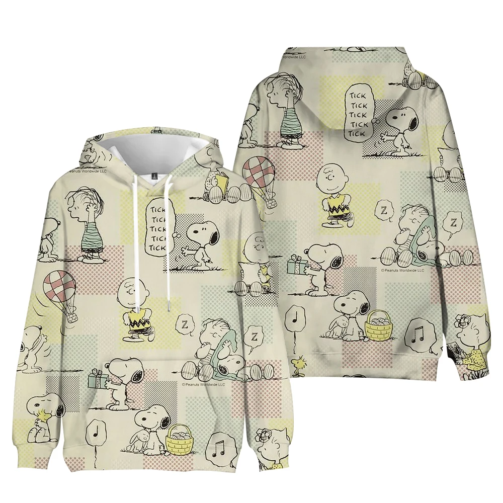 Heartstopper Hoodies Spring/Autumn 2024 Women Aesthetic Clothes Snoopy Cartoon Women Sweatshirt Graphic Hoodie Harajuku Sudadera