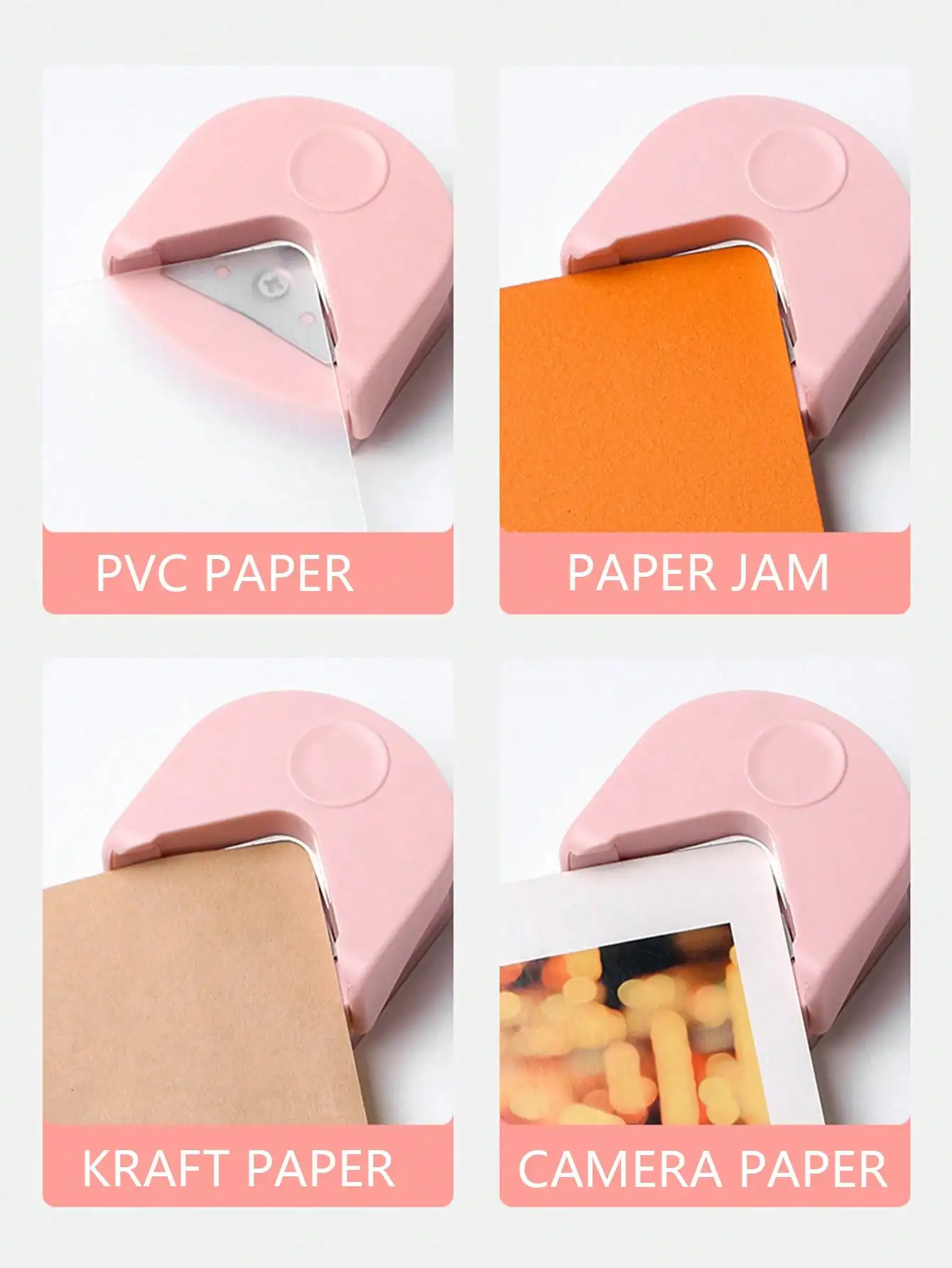 Perforadora de esquina R4, cortadora de papel portátil para tarjetas, corte de fotos, herramientas artesanales para álbum de recortes, 1 ud.