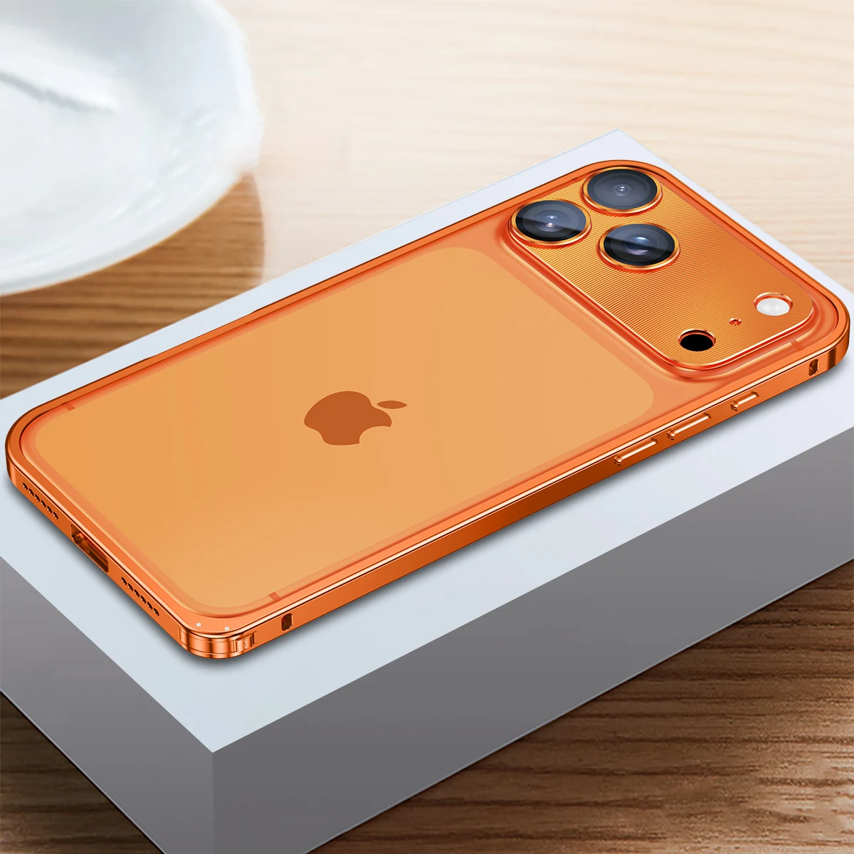 Metal Phone Case For IPhone 12 13 14 15 16 17 Pro Max Cover 16Plus Magnetic Aluminum Frame Phone Shell For IPHON 16 17 Pro Max