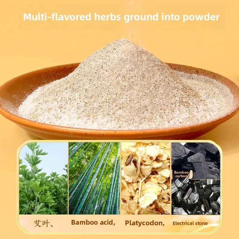 (60 szt.) Tradycyjne chińskie naklejki na stopy Moxa - podkładki detoksykacyjne Mugwort Moxa dla lepszego snu i pielęgnacji stóp