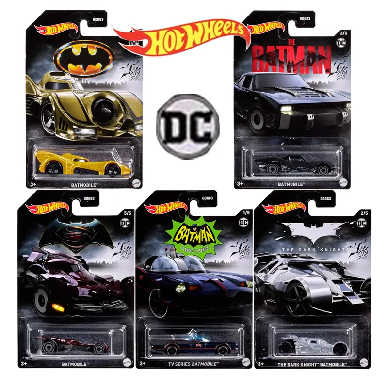 Mattel Hot Wheels Batman Series 2022 1/64 The Dark Knight Batmobile Batmobile (Batman V Superman) Collectible Car Toys