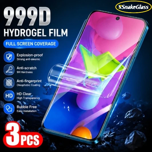 

3Pcs Hydrogel Film for Redmi Note 15 Pro Plus 14 13 Pro Plus 12S 12 Pro 11S Screen Protector for Redmi 15 14 13C 12 Anti-Scratch